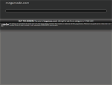 Tablet Screenshot of megamode.com
